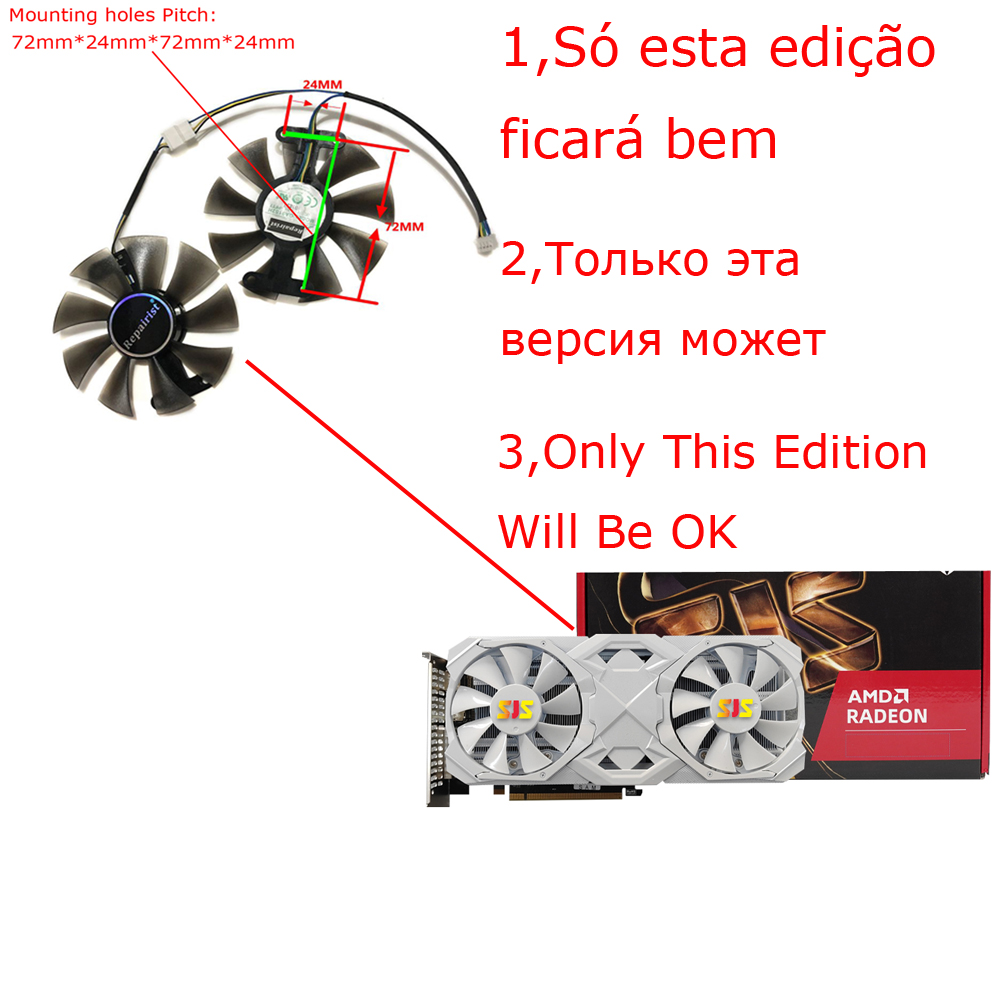 2 шт./комплект, охладитель гра – обзор и цена Rx 580 8Gb 2048Sp Gpu