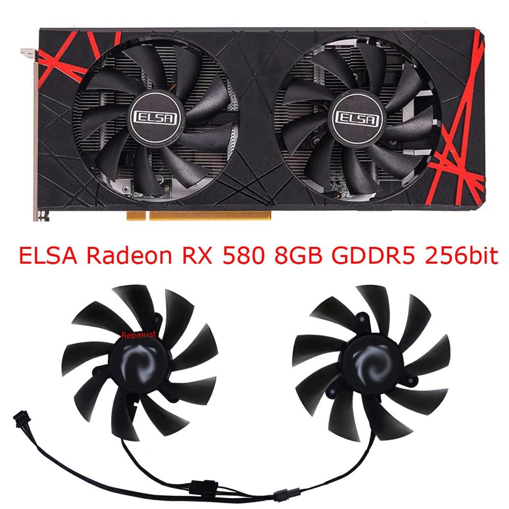 2 шт./комплект, вентилятор гра – обзор и цена Rx 580 8Gb 2048Sp Gpu