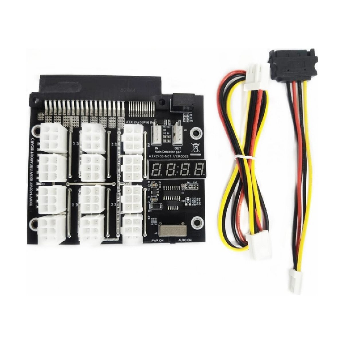 Плата-разветвитель M05K с 12 п – обзор и цена 2400W Server Psu Breakout Board