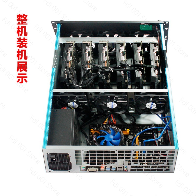 Корпус для 4U-многокартовых си – обзор и цена 8 Gpu 4U Server Chassis