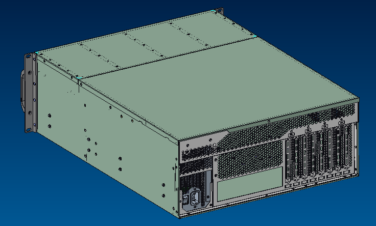 Стойка 4U 4 отсека Серверный к – обзор и цена 8 Gpu 4U Server Chassis