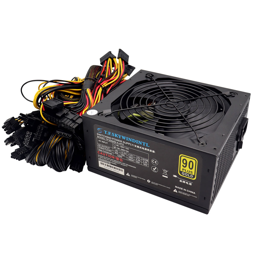 T.F.SKYWINDINL 2000 Вт ATX Бло – обзор и цена 2000W Atx Mining Power Supply
