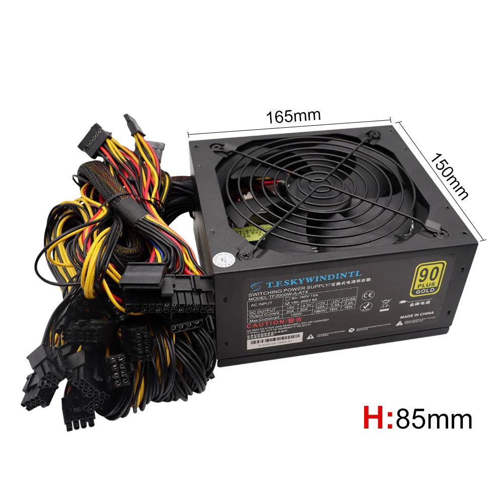 T.F.SKYWINDINL 2000 Вт ATX Бло – обзор и цена 2000W Atx Mining Power Supply