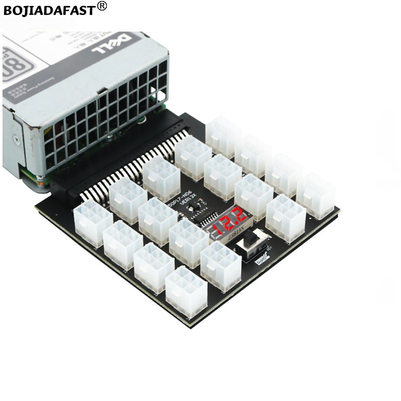 17-портовая плата-разветвитель – обзор и цена 2400W Server Psu Breakout Board